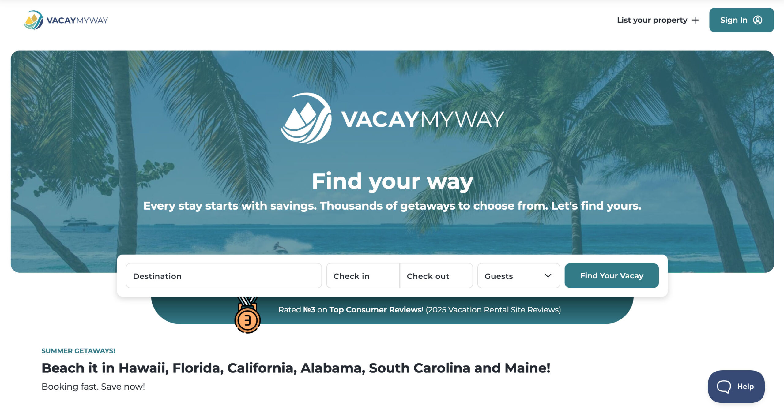Sites Like Airbnb: VacayMyWay